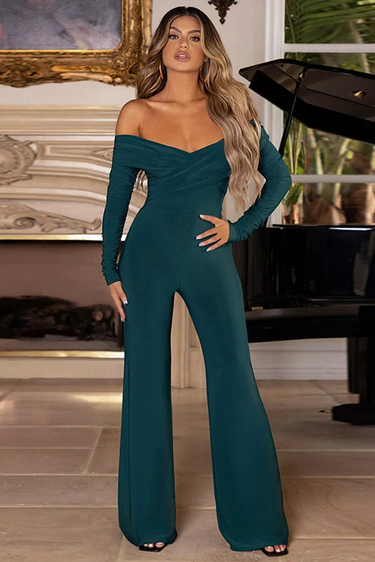 Aveline | Off Shoulder Jumpsuit