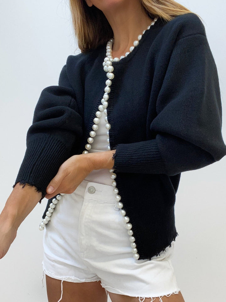 Anastasia | Pearl Wool Cardigan