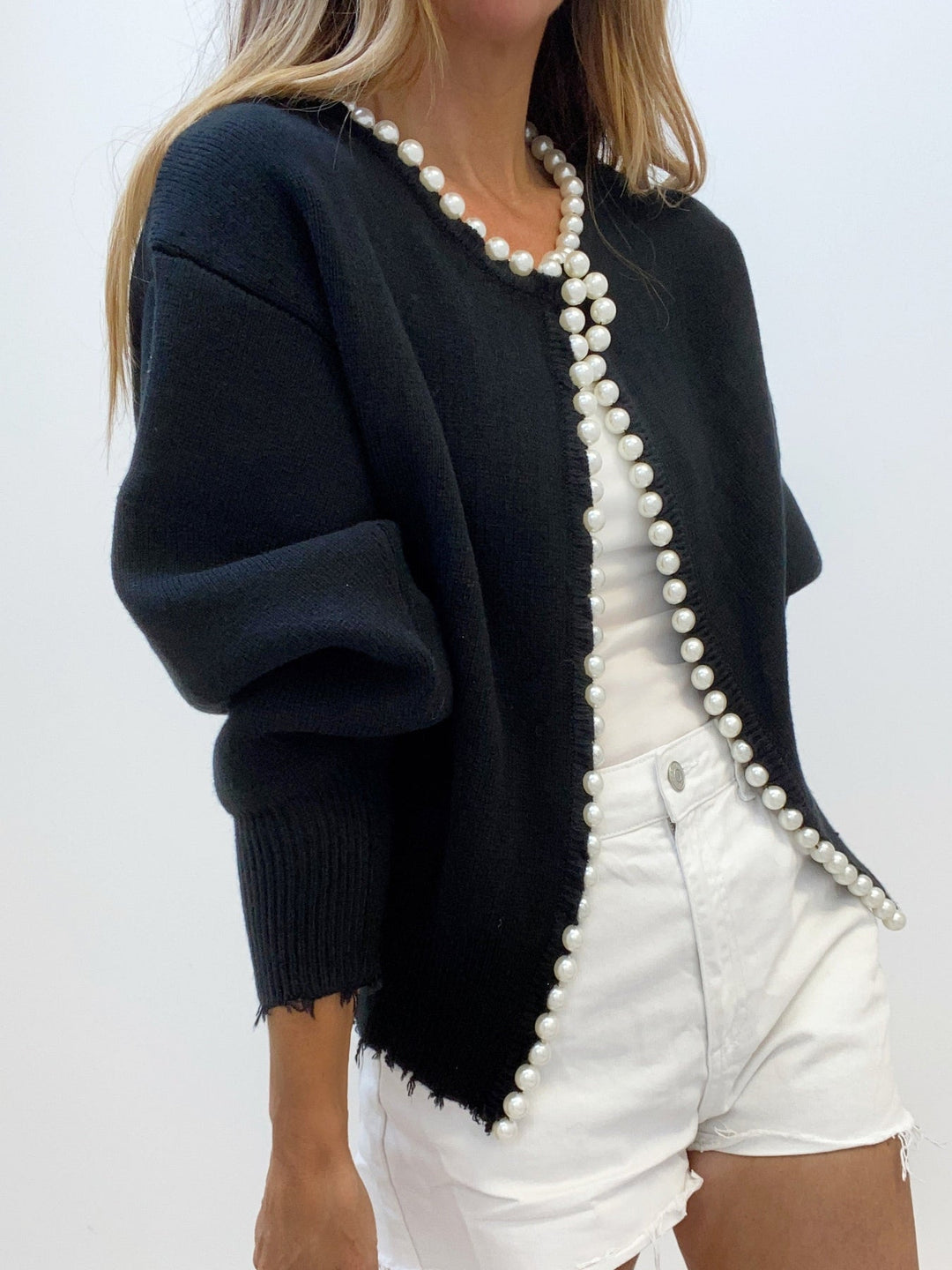 Anastasia | Pearl Wool Cardigan