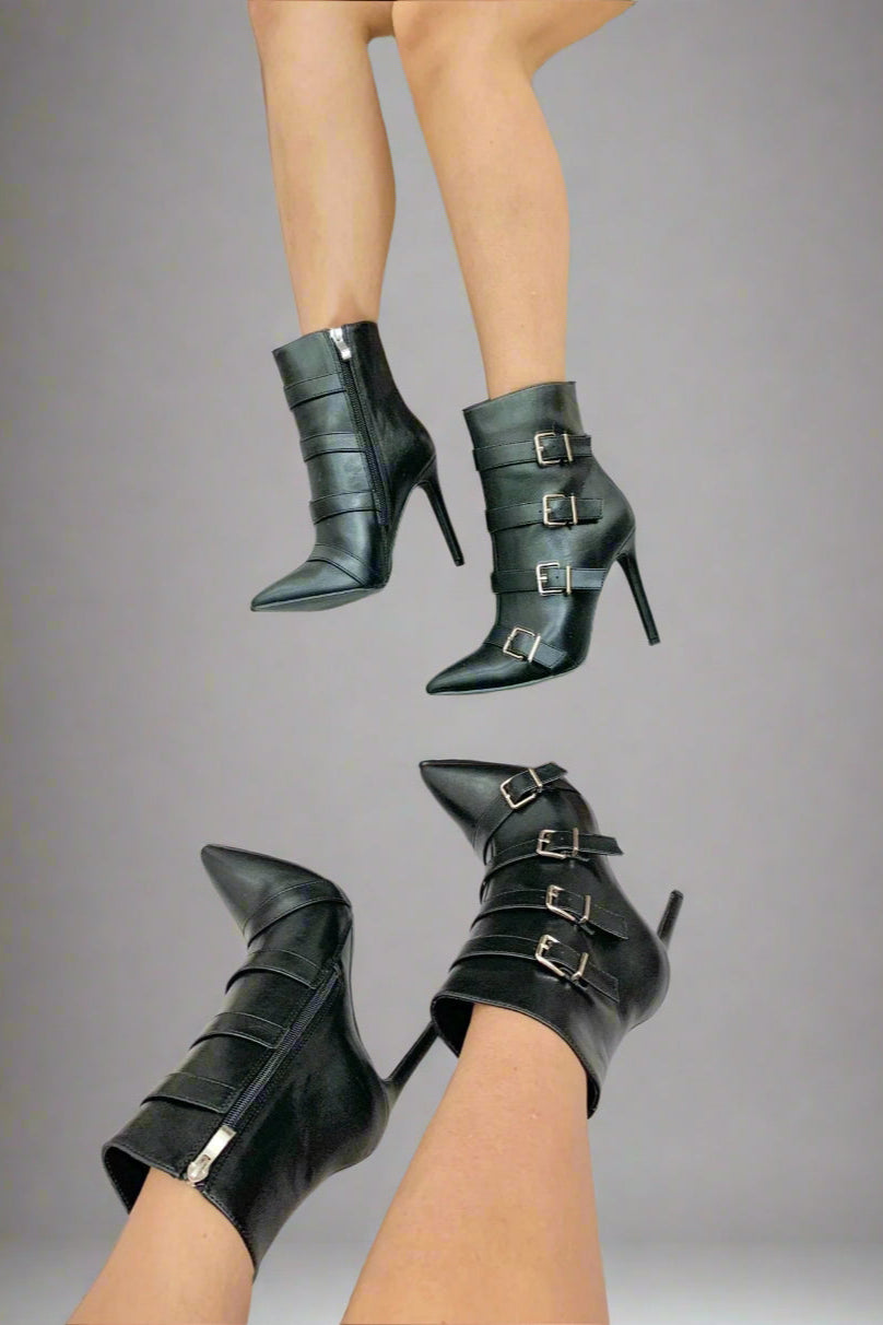 Elsie | Buckled Ankle Boots