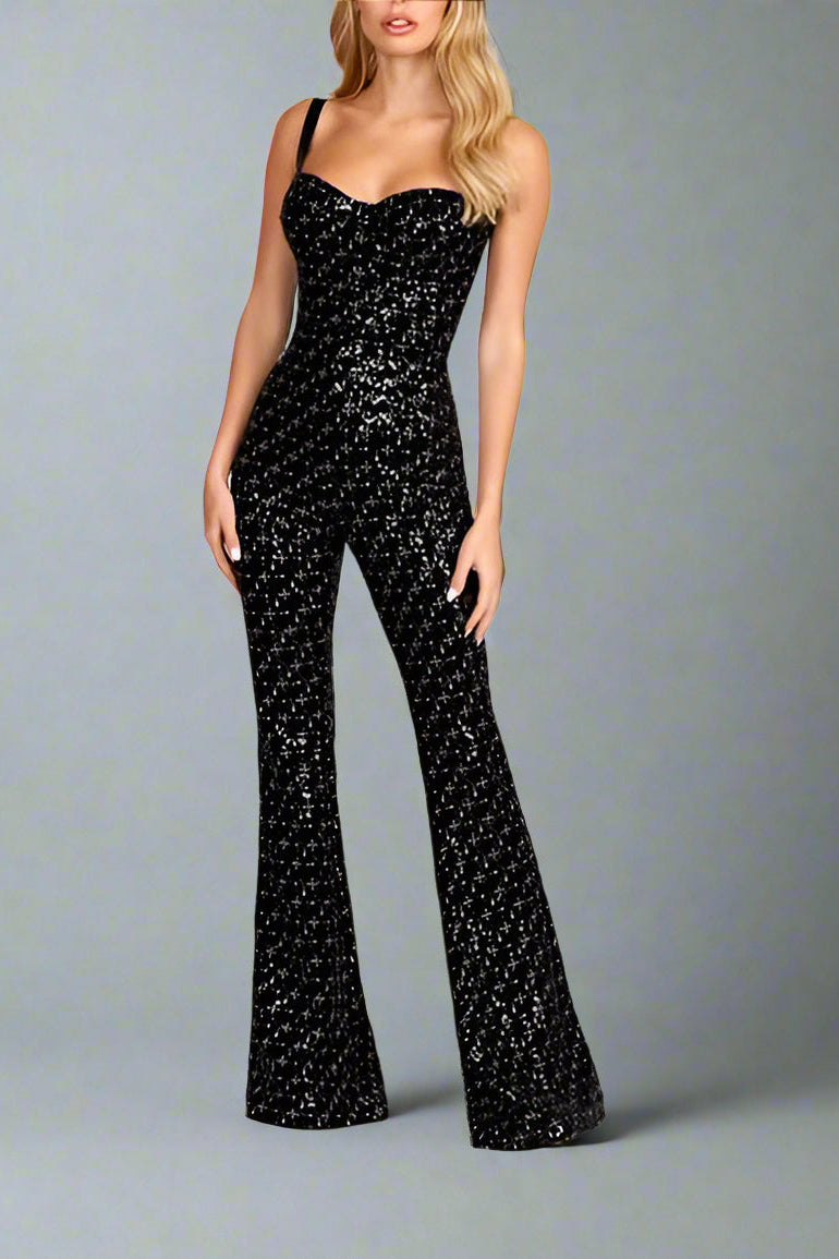 Michelle | Alluring Sequin Jumpsuit