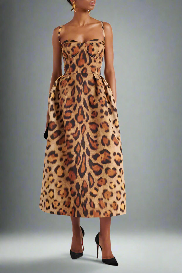 Savannah | Wild Elegance Midi Dress