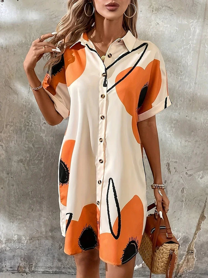 Agatha | Printed Day Dress