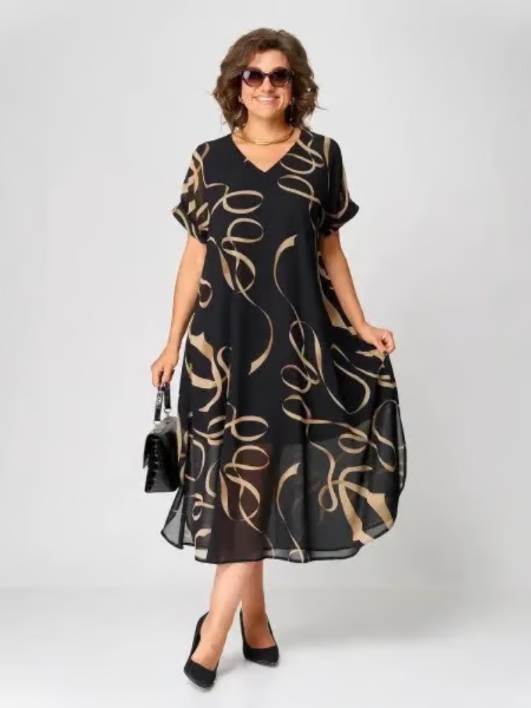 Arielle | Graceful V-Neck Midi
