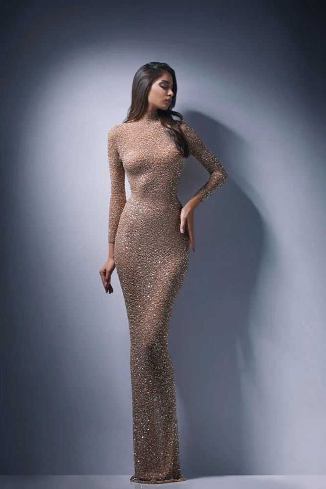 Harper | Mesh Couture Dress