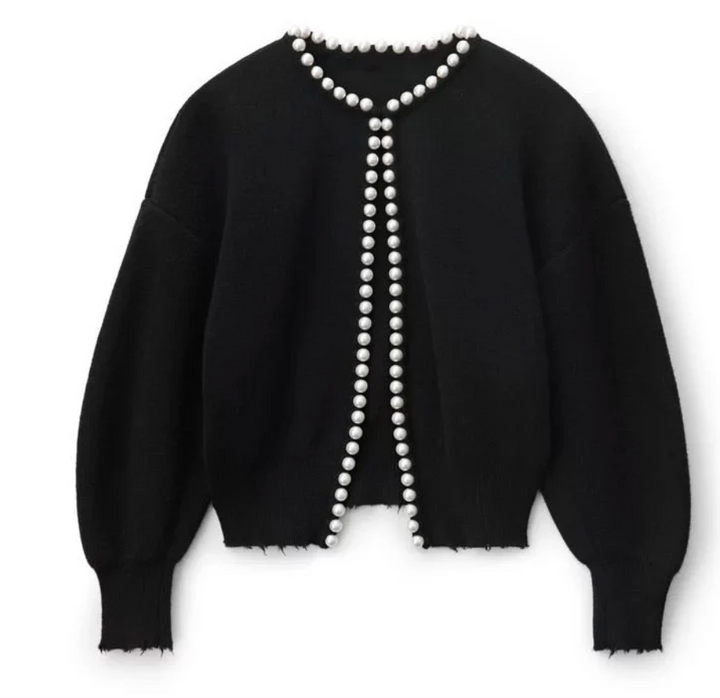 Anastasia | Pearl Wool Cardigan