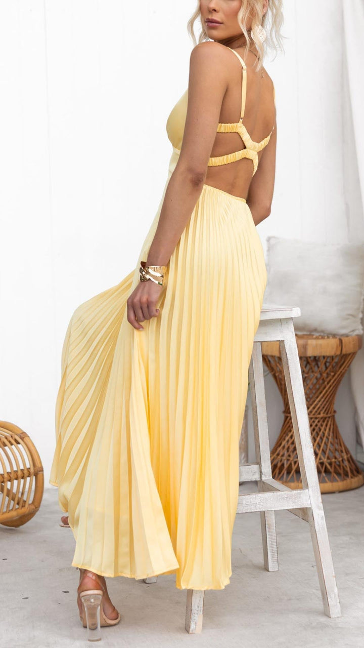 Melo | Graceful Pleated Dress