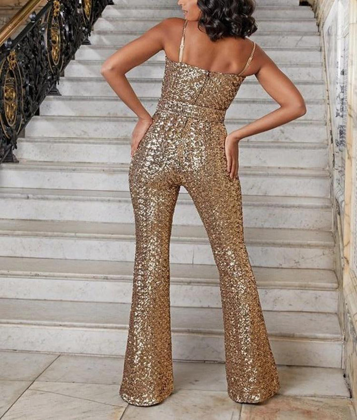 Michelle | Alluring Sequin Jumpsuit